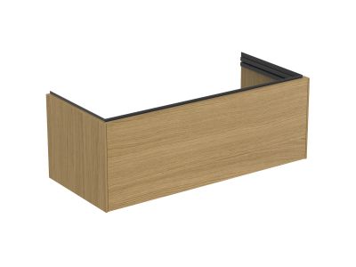 Dulap baza Ideal Standard Conca 100x44x37cm, cu 1 sertar, stejar deschis