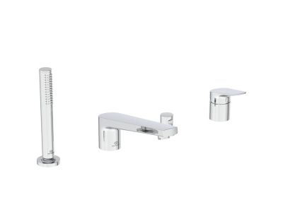 Baterie cada Ideal Standard La Dolce Vita din 4 elemente, crom