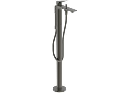Baterie cada cu montaj pe pardoseala Ideal Standard La Dolce Vita, necesita corp ingropat, gri magnetic