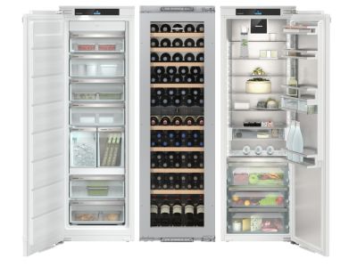 Combina frigorifica incorporabila Side-by-side Liebherr Peak IXRFW 5180, NoFrost, BioFresh Professional, dozator gheata, SuperSilent, SmartDeviceBox integrat