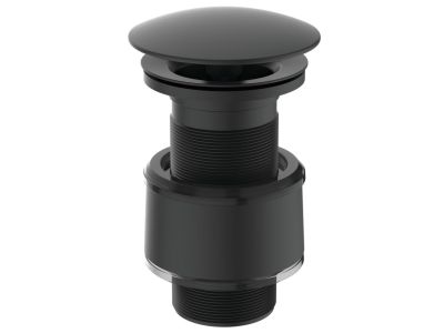 Ventil Ideal Standard pentru lavoare fara prea-plin, negru mat