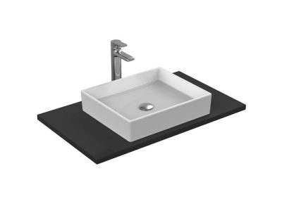 Lavoar Ideal Standard Strada 50x42cm, fara orificiu baterie, fara preaplin, montare pe blat