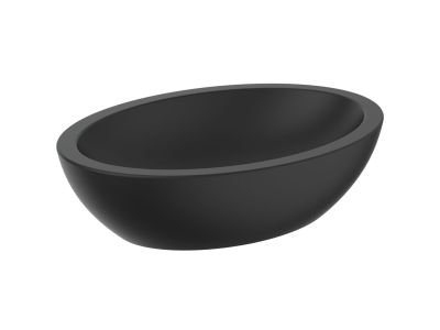 Lavoar tip bol Ideal Standard Strada 60x42cm, fara preaplin, montare pe blat, negru mat