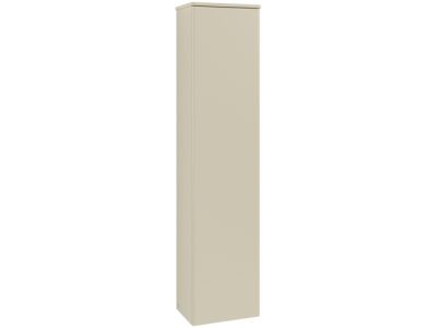 Dulap inalt tip coloana Villeroy & Boch Antao cu 1 usa, 41.4x28.7x171cm, orientare dreapta, Silk Grey Matt