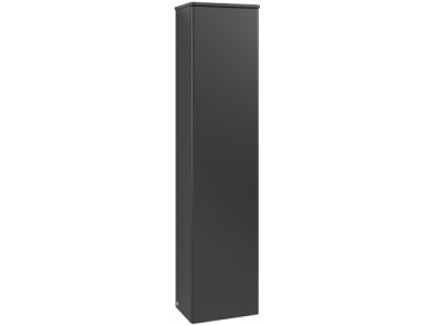 Dulap inalt tip coloana Villeroy & Boch Antao cu 1 usa, 41.4x28.7x171cm, orientare stanga, Black Matt
