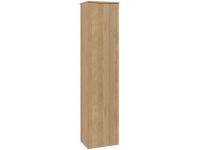 Dulap inalt tip coloana Villeroy & Boch Antao cu 1 usa, 41.4x28.7x171cm, orientare stanga, front texturat Honey Oak