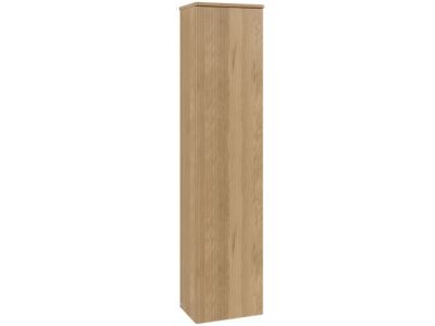 Dulap inalt tip coloana Villeroy & Boch Antao cu 1 usa, 41.4x28.7x171cm, orientare dreapta, front texturat Honey Oak