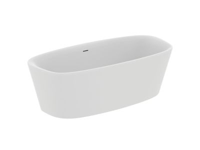 Cada freestanding Ideal Standard Dea 190x90cm, cu sifon tip push-open inclus, alb mat