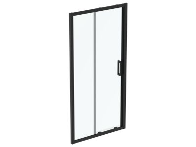 Usa de nisa culisanta Ideal Standard Connect 2 100cm, sticla 6mm tratata IdealClean, profil negru mat