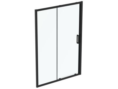 Usa de nisa culisanta Ideal Standard Connect 2 140cm, sticla 6mm tratata IdealClean, profil negru mat