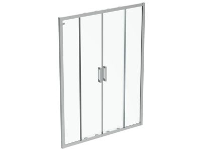 Usa de nisa culisanta tip cortina Ideal Standard Connect 2 150cm, sticla 6mm tratata IdealClean