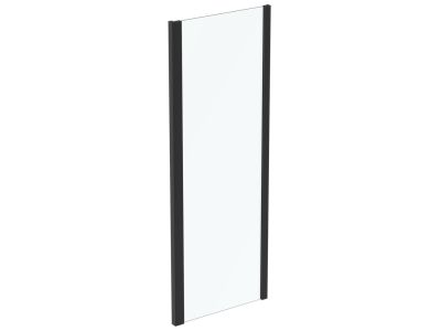 Perete fix Ideal Standard Connect 2 75cm, sticla 6mm tratata IdealClean, profil negru mat