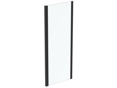 Perete fix Ideal Standard Connect 2 80cm, sticla 6mm tratata IdealClean, profil negru mat