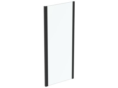 Perete fix Ideal Standard Connect 2 85cm, sticla 6mm tratata IdealClean, profil negru mat