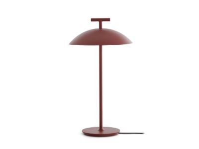 Veioza Kartell Mini Geen-A, design Ferruccio Laviani, LED 1.5W, h36.5cm, rosu