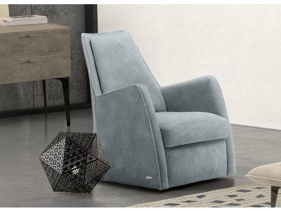 Fotoliu Gamma Kate PNA, piele Burt F617, HandMade in Italy