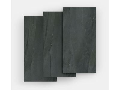 Gresie portelanata FMG Pietre Maxfine 100x100cm, 6mm, Lavica Black Naturale