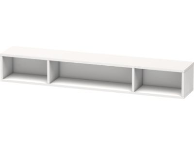 Polita suspendata Duravit L-Cube Shelf 80cm, alb lucios decor