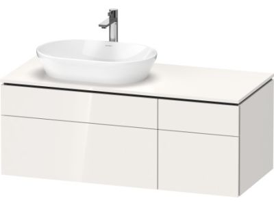 Dulap baza suspendat Duravit L-Cube 122x55cm, alb lucios decor