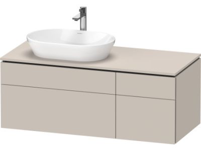 Dulap baza suspendat Duravit L-Cube 122x55cm, taupe mat