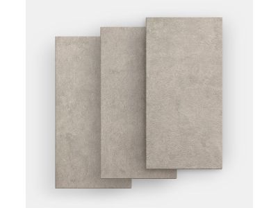 Gresie portelanata FMG Limestone Maxfine 300x100cm, 6mm, Ash Strutturato