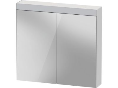 Dulap cu oglinda Duravit Better 81x76x14.8cm, iluminare LED, 13W, alb mat