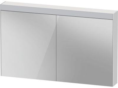 Dulap cu oglinda Duravit Better 121x76x14.8cm, iluminare LED, 16W, alb mat