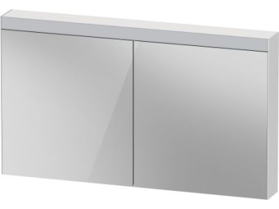 Dulap cu oglinda Duravit Better 131x76x14.8cm, iluminare LED, 20W, alb mat