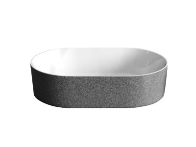Lavoar tip bol Besco Lova Glam 34x53x13cm, mineral DuraBe, grafit