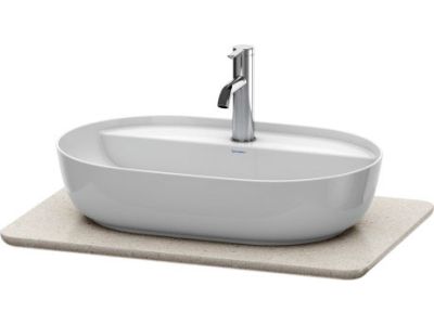 Blat compozit pentru lavoar Duravit Luv 688x475mm, nisipiu structurat