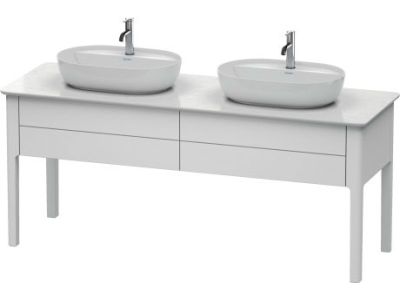 Dulap baza Duravit Luv cu doua sertare, 1733x570mm, alb satinat mat lacuit