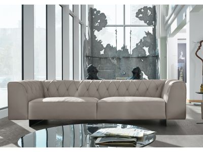 Canapea Gamma Dandy Marlon cu 3 locuri 262cm, piele Zero Impact F300, HandMade in Italy