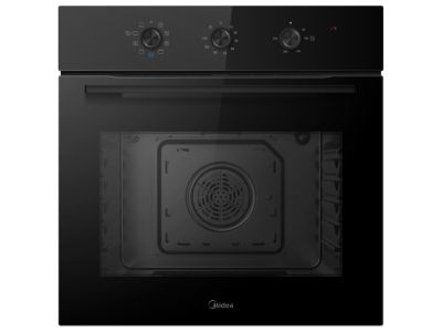 Cuptor electric incorporabil Midea Inspira MBO65M80M1-BK, 70 litri, 5 functii, AquaClean, negru