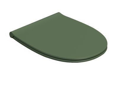 Capac wc Globo 4All cu inchidere lenta, 54cm, verde feriga
