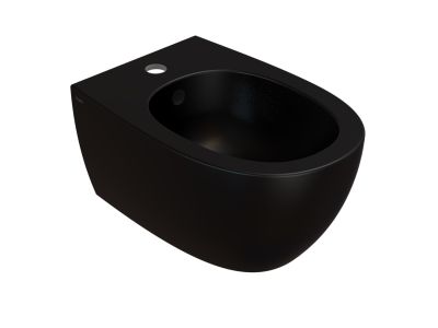 Bideu suspendat Globo 4All, 54cm, negru mat