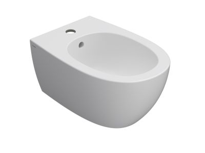 Bideu suspendat Globo 4All, 54cm, alb mat