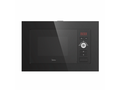 Cuptor cu microunde incorporabil Midea MW 20 DI BK, 20 litri, grill, timer, 800W, negru