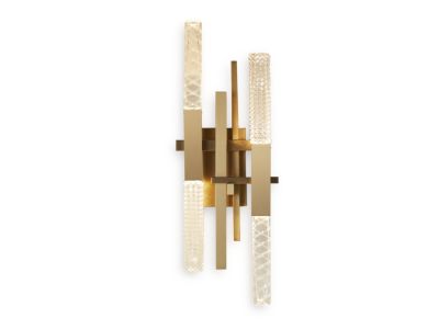 Aplica Contardi Mikado Wall, design Massimiliano Raggi, LED 4x4W, alama satinata