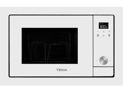 Cuptor cu microunde incorporabil Teka ML 8200 BIS 18 litri, 700W, interior inox, grill 1000W, alb