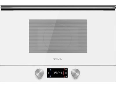 Cuptor cu microunde incorporabil Teka ML 8220 BIS L WH stanga 850W, 9 retete presetate, baza ceramica, grill rabatabil 1200W, Cristal White/ Infinity Glass