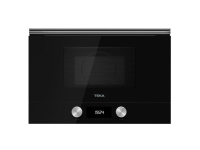 Cuptor cu microunde incorporabil Teka ML 8220 BIS L BK stanga 850W, 9 retete presetate, baza ceramica, grill rabatabil 1200W, Cristal Black/ Infinity Glass