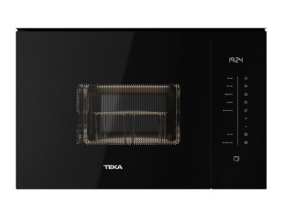 Cuptor cu microunde incorporabil Teka Maestro MLEG 820 FI BK, 20 litri, cavitate inox, cristal negru