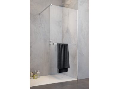 Cabina de dus tip Walk-in Radaway MODO New II 110 cm cu suport prosop