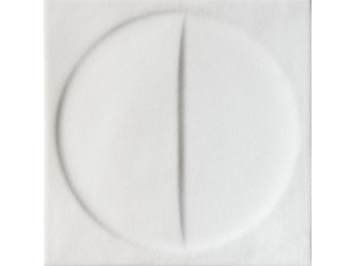 Faianta Iris Bottega D'Arte 15x15cm, 10mm, Motivi Bianco naturale