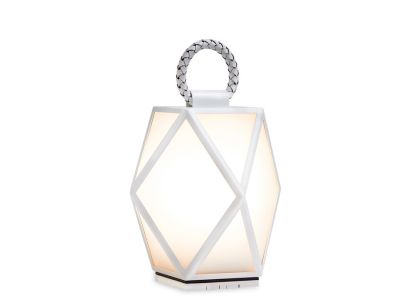 Veioza exterior Contardi Muse Outdoor Battery, design Tristan Auer, LED 1x3W, h 25cm, IP65, alb mat