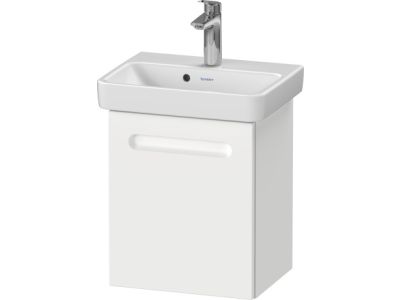 Dulap baza Duravit No.1 cu o usa balamale dreapta, 390x346mm, alb mat décor