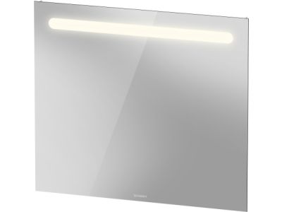 Oglinda cu iluminare LED Duravit No.1, 80x70cm, IP44, alb mat