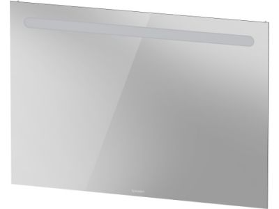 Oglinda cu iluminare LED Duravit No.1, 100x70cm, IP44, alb mat