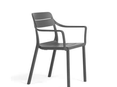 Scaun exterior Nardi Cassia Armchair gri Basalto