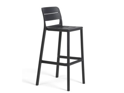 Scaun inalt exterior Nardi Cassia Stool, h76cm, Antracite
